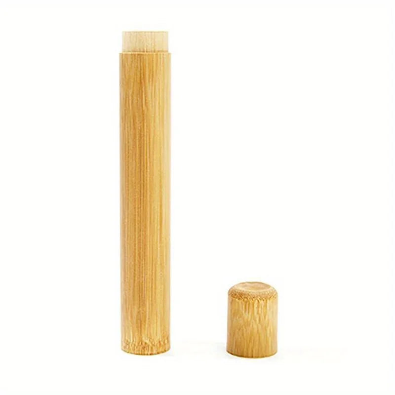 Porta-Escova de Dentes em Bambu Natural