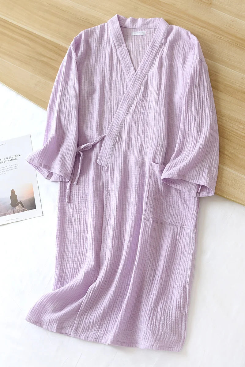 Robe Kimono Merezo de Algodão
