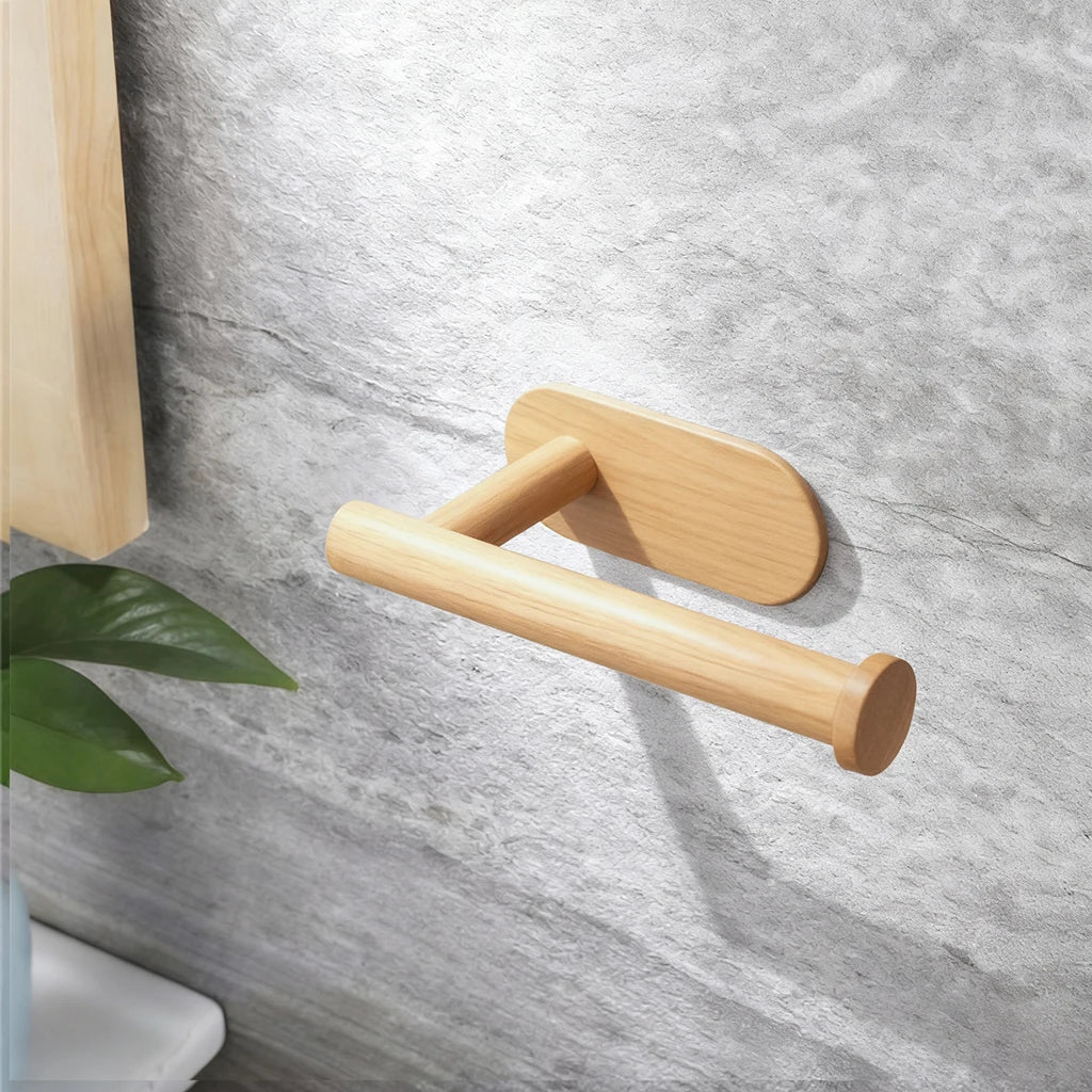 Porta-Papel Higiênico de Bambu Merezo