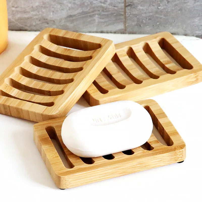 Saboneteira de Bambu com Drenagem Natural